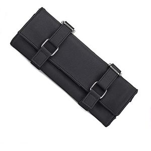 Een kapper, een heuptas, PU leren kappersgereedschapstas, 10 stuks, veelkleurig(Black)
