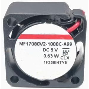 LMNCBVYA MF17080V2-000C-A99 17x17x8mm 2-Wire DC 5V Laptop Fan - 0.63W High Efficiency Replacement Fan