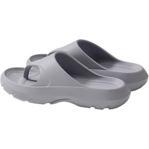 Doucheschoenen, EVA dikke zolen slippers for heren en zomerpantoffels for dames for buiten/thuis(Gray,42 EU)