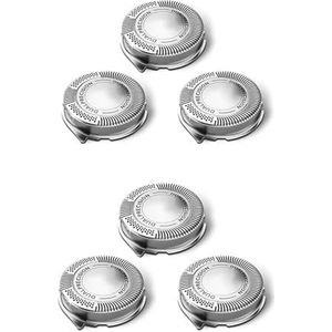 Vervangende meskop compatibel met Philips scheerapparaten 7100, 7200, 7300, 7700, 7800, 8800, Series PT/AT700 PT/AT800 (6 set)