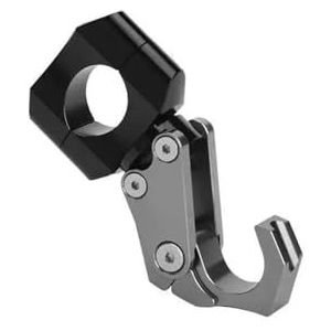 Voor HON&DA PCX 160 PCX150 PCX125 Motorstuurhanger Aluminium Heavy Duty Tashaak Helmhouder Motoraccessoires Duurzame Haak(Grey)