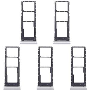 ZZjingli for Infinix Hot 30 Play NFC X6835 5 stuks SIM-kaartlade + SIM-kaartlade + Micro SD-kaartlade(Silver)