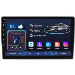 Android 14 9 Inch Touchscreen Autoradio 2 Din voor Peugeot 307 2001-2008 met CarPlay & Android Auto Stuurbediening GPS Navigatie AHD Backup Camera Bluetooth (YS50 (8+128G))