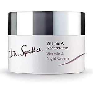 Dr. Spiller - Vitamine A nachtcrème | voor veeleisende en regeneratiebehoevende huid | werkt intensief gladmakend | met zonnebloempit- en jojoba-olie.