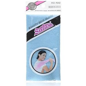 Salux Nylon Japanse Beauty Skin Bath Wash Cloth/handdoek (3) Blue by Salux