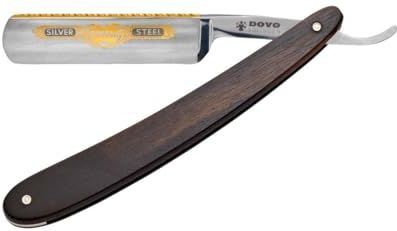 DOVO Open Scheermes Prima Silver Steel - Koolstofstaal klassiek scheermes - 5/8 Inch - Ronde Kop - Volle Holle Slijping - DOVO Solingen Barber Scheermes