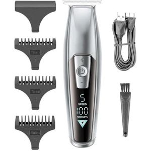 Tondeuse voor mannen, tondeuse elektrische haarsnijmachine, kapper, draadloze tondeuse, verstelbare kapselmachine, tondeuse voor mannen