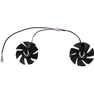 2 stuks/set GPU-koeler T125010SU FS1250-S2053A grafische kaartventilator voor videokaarten, koeling voor ZOTAC Gaming GTX1650 Profile 1650 lp