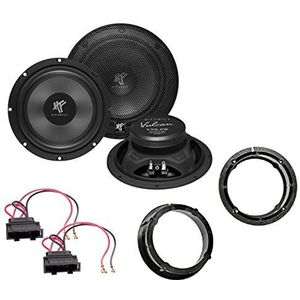 Hifonics luidspreker compatibel met VW Bora Golf 4 Jetta Passat 3BG B5 Polo 9N incl.