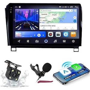 Android 14 Autoradio Navi voor T-oyota Sequoia (2008-2018) Toendra (2007-2013) 9 ""QLED-scherm autoradio met draadloze Carplay Android Auto GPS-navigatie met BT5.0 HIFI FM 5G-WiFi SWC RDS MIC,M300s