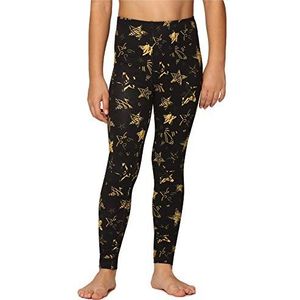 Merry Style Meisjes Lange Legging van Katoen 2Pack MS10-337 (2Pack-Zwart/MarineBlauwww Pinguïns, 110 cm)