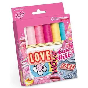 Gütermann Creativ - Cute and Pink Naaigaren Set - Polyester - 6 x 100m