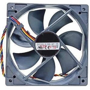 Dual Ball Mute Fan DF1202512B2LN 12CM Koelventilator 12025 120X120X25MM DC12V PWM Temperatuurgestuurde Ventilator