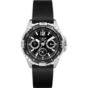 Timex Premium herenhorloge, Zwart, Jurk 44 mm