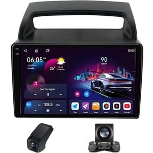 9"" Autoradio Bluetooth geldt voor Kia Carnival VQ 2006-2014 Carplay Android Auto/DSP/WiFi GPS Navi RDS-radio/FM Ingebouwde 4G LTE en WiFi,Android 14 2 din met achteruitrijcamera(C30Plus)