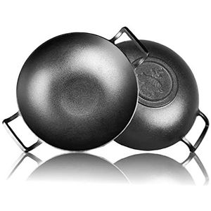 Grillschweine Wok (36 cm) - gietijzeren pan - Dutch pan voor de grill