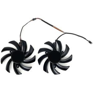 85mm koelventilator voor Powercolor RX 6700 6650 6600 XT 5700 5600 V2 voor Fighter grafische kaarten(Black A-Fan)