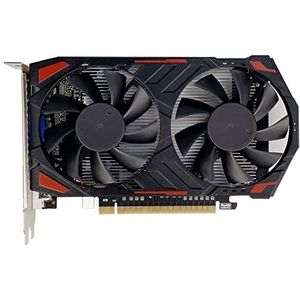 AMIUHOUN GTX750TI 2 GB GDDR5 128Bit Videokaart 28Nm1020MHz 1250MHz PCIE3.0 -compatibele VGA-videokaart met dubbele ventilator