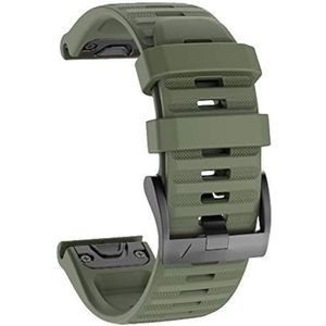 ISABAKE Horlogebandje voor Garmin Fenix 6/6 Pro, QuickFit 22mm Siliconen Bandje compatibel met Fenix 5/5 Plus, Forerunner 935/945, Approach S60, Quatix 5