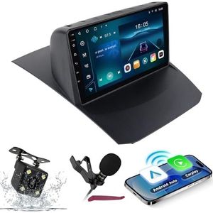 Android 14 Autoradio Navi voor Fiesta 2008-2017 9 ""Screenradio met draadloze carplay Android Car GPS Navigatie-ondersteuning Bluetooth 5.0 HIFI FM 5G-WiFi SWC MIC-camera,M700s