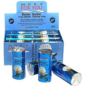 More For You Shaving Soap Stick 12 Stuks a 75g