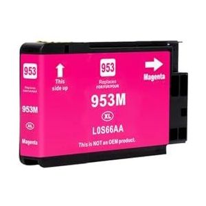 953XL Inktcartridge Compatibel 953 for XL for Pri-ter Offi-eJet Pro 7720 7730 7740 8210 8218 Zwart CMYK(Magenta)