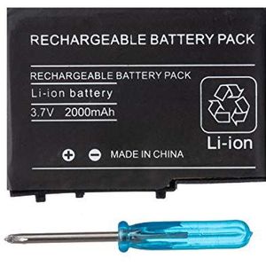 OSTENT 2000 mAh, 3,7 V, oplaadbaar, lithium-ion batterij + tool-pack, compatibel met Nintendo DSL NDS Lite