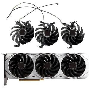 T129215SU Grafische kaartventilator RTX3080 RTX3060 RTX3070 voor GALAX RTX 3060 3070 3080 3090 Ti METALTOP grafische kaartventilatoren koeling(3PCS)