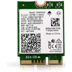 HighZer0 Electronics AC 9560 CNVio Legacy WiFi Adapter for PC | WiFi 5 Dual Band 802.11ac | Up to 1.73 Gbps | Supports Bluetooth 5.1 Windows & Linux | Requires 8-9th Gen Intel CPU | 9560NGW