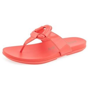 Aerosoles Dames Fallon platte sandaal, koraal lakleer, 7 UK