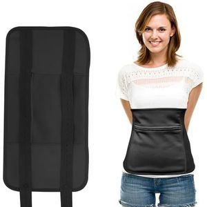 1 stuk ricinusolieverpakking, machinewasbaar, ricinusolieverpakking, verstelbare ricinusolieverpakking, herbruikbare bio-ricinusolieverpakkingsset, verstopping (zwart)