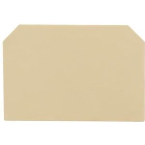 TKADXPJE 10 stuks AP 16 eindafdekking, plaat, SAK terminal blok, accessoires voor SAK 16EN, terminal blokken stekker (beige)