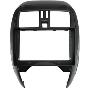 Autoradio-fasciapaneelplaatframe Voor N&issan Voor March Voor Micra K13 2013 2014 2015 2016 9 Inch Auto Frame Fascia Adapter Radio Dashboard Montage Paneel Kit Dashboardbekledingframe(1 STUKS)