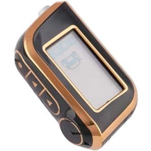 Autosleutel beschermhoes Tpu Autosleutel Case Shell Fob Voor Starline A91 A61 B9 B91 B6 B61 V7 Russische Twee Manier Versie 2 Weg Alarm Sleutelhanger Cover Sleutel Shell(Yellow Black)