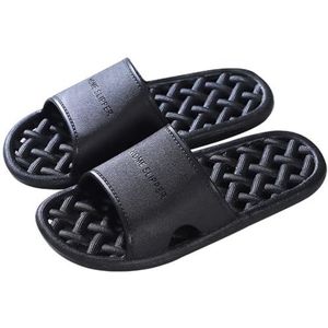 OLACD Zwemmen Douche Huishoudelijke Slippers - Ademend Antislip Zachte Holle Sneldrogende Plastic Sandalen Mannen Badkamer Slides, Eén maat, Rubber