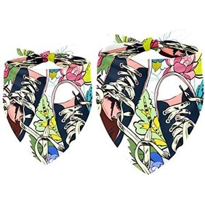 2 Pack Hond Bandana Mode Schoen Meisje Jongen Slabbetjes Hond Sjaal Hoofddoek Accessoires Voor Kleine Medium Grote Honden Puppy Kat Huisdier