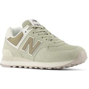 New Balance 574 dames Sneaker, Olijf/Donker Steengoed/Tortelduif, 40.5 EU