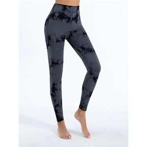 High Waist Yoga Leggings for Women Tummy Control Workout Compression Pants Moisture-Wicking Stretchy Gym Running Activewear Seamless Squat-Proof High-Rise Leggings(Gray_L 3PCS)