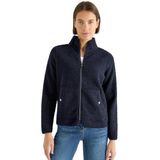 Cecil Dames Zacht jack met rits in Blauw, Gr: L