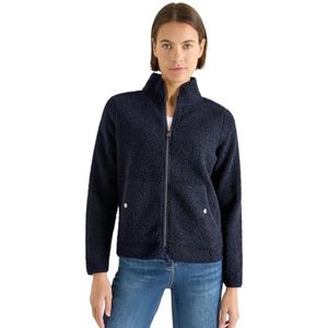 Cecil Dames Zacht jack met rits in Blauw, Gr: L