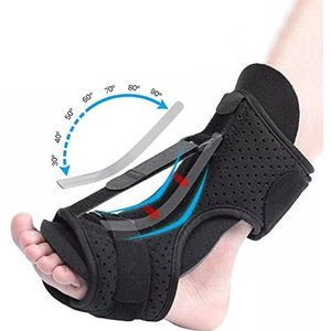 Fasciitis plantaris Spalk, voetdruppel Vaste enkelbrace Pijnverlichting Verstelbare brace - voor het verminderen van voetdruppel, achillespeesontsteking, enkelpijn