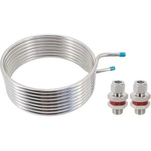 Wortkoeler, 25ft (7,6 Meter) Lasloze Warmte-uitwisseling Recirculerend Maischsysteem Spoel 304 Roestvrij Staal 1/2"" Buizen 10"" 12"" Diameter(12 inch Diameter)