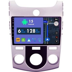 RoverOne Autoradio GPS voor Kia Forte Cerato 2008-2013 Carplay Android Auto Stereo Hoofdeenheid Bluetooth WiFi Radio Speler Sat Navigatie