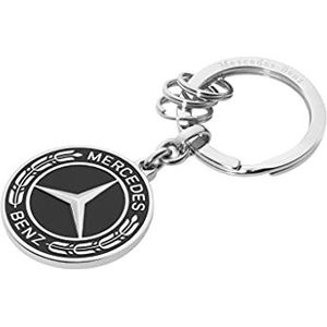 Mercedes-Benz Sleutelhanger Onderturkheim | zwart/zilverkleuren | roestvrij staal