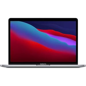 2020 Apple MacBook Pro met Apple M1 Chip (13-inch, 8GB RAM, 512GB SSD) (QWERTY English) Spacegrijs (Refurbished)