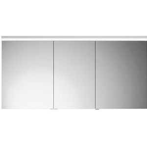 Burgbad Lin20 spiegelkast LED verlichting, 2 deuren, 600x700x170mm, SPQK060, Kleur: Eiken decor roest