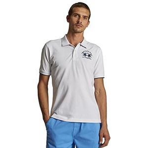 La Martina - Men's regular-fit Polo Shirt, Optic White, Man, XL