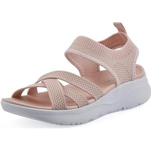 WHITE MOUNTAIN Charry sandaal voor dames, Mauve, 36 EU