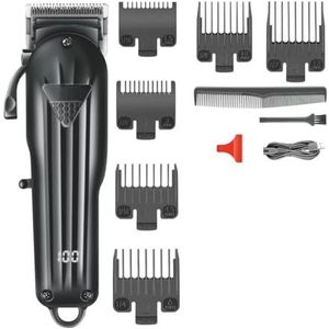 Tondeuse voor mannen, tondeuse professionele haarsnijmachine tondeuse verstelbare draadloze oplaadbare