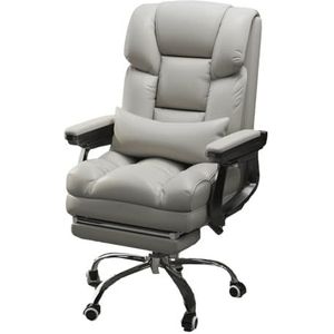 Verstelbare bureaustoel Bureaustoelen met hoge rugleuning en voetsteun en armleuning Ergonomische bureaustoel Belasting 300 lbs Ligstoel
